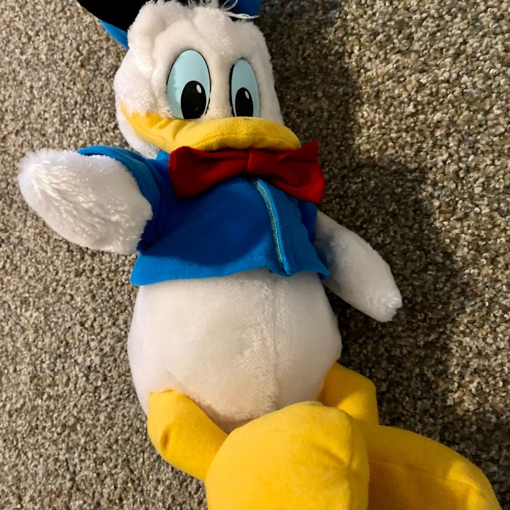 Donald Duck Plush Toy—washed and in good condition